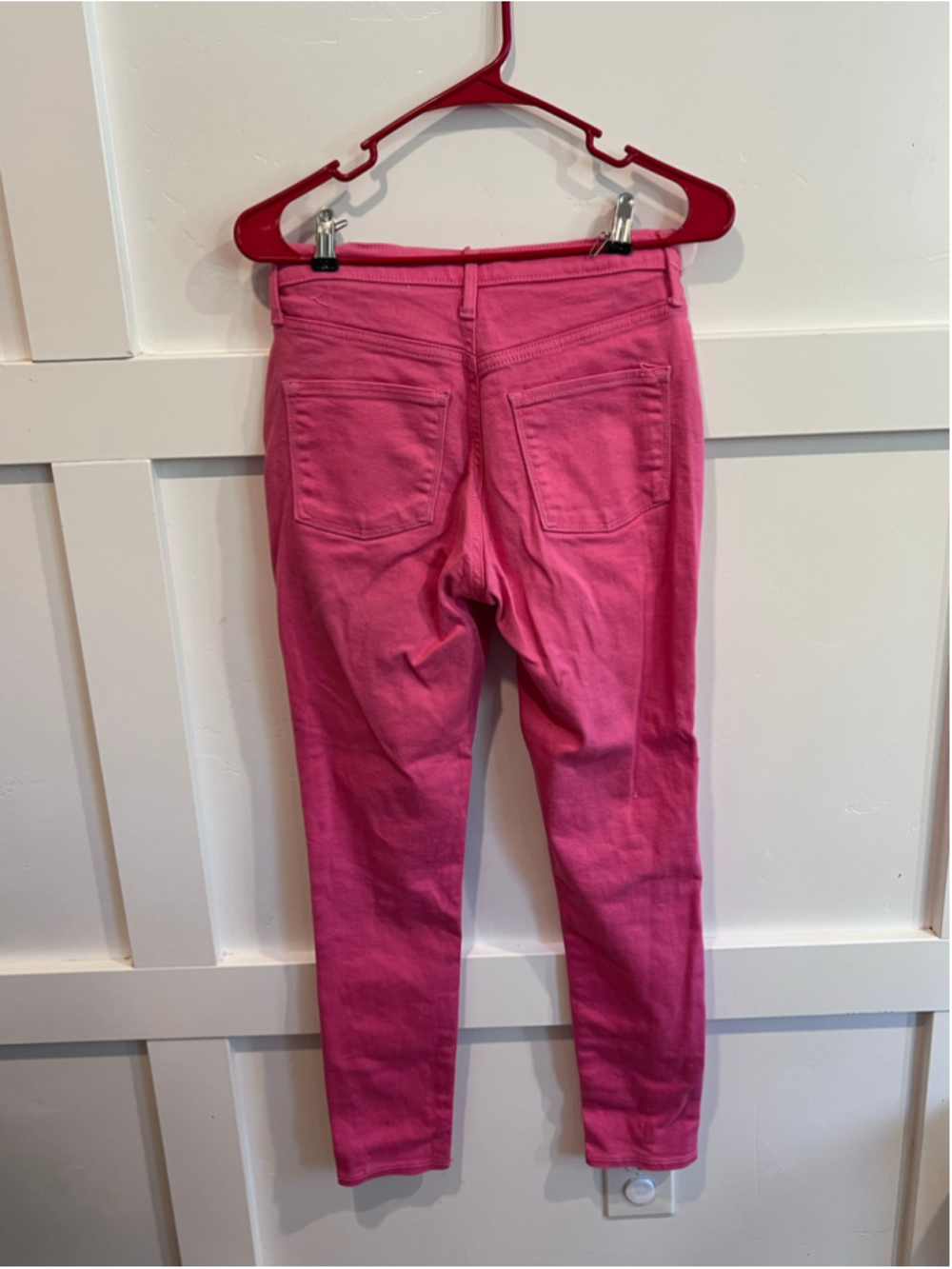 Juniors Old Navy Rockstar Jeggings Size 18 Pink High-Rise Skinny Jeans